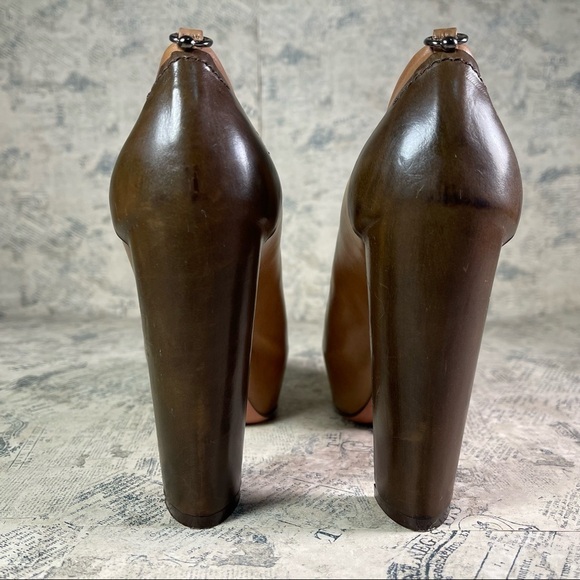 Guillaume Hinfray Stunning Platform Shoes Size 38.5 - Picture 5 of 16